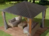 Gartenpavillon 3x3 m Holzoptik, Stahldach Hardtop 4 Produktbild-Vorschau 5