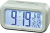 A digital alarm clock with a blue LCD screen displaying the time, date, and temperature. Anteprima dell’immagine prodotto