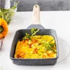 Traditionelle marmorierte rechteckige tiefe Bratpfanne Produktbild-Vorschau 5