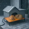Beheizbares Katzenhaus # BK16 wetterfestes Haustierhaus für Produktbild-Vorschau 1