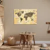 MuchoWow® Poster Weltkarte - Zeitung - Gold 60x40 cm - Produktbild-Vorschau 6