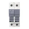A close-up studio shot of two electrical fuse holders, presented side-by-side against a white background. Náhled obrázku produktu