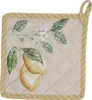 Clayre & Eef Topflappen 20x20 cm Beige Gelb Baumwolle Produktbild-Vorschau 1
