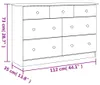vidaXL Komoda ALTA 112x35x73 cm z masívneho dreva borovice Náhľad obrázku produktu 8