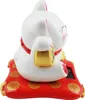 Glückskatze Maneki-neko Talisman weiß Solar 7,5cm Produktbild-Vorschau 3