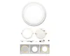 Ecolite Biely vstavaný LED panel guľatý 145mm 6W+3W Náhľad obrázku produktu 5