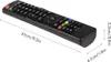 Schwarze Ersatzfernbedienung für LG AKB72915207 TV Produktbild-Vorschau 5