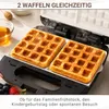 Syntrox Germany Waffeleisen Belgische Waffeln Keramik Produktbild-Vorschau 3