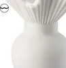 Rosenthal Vase Falda Weiß matt, Dekovase, Porzellan, Weiß, Produktbild-Vorschau 3