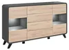 Designer Luxus Modern Kommode Holzmöbel Wohnzimmer Produktbild-Vorschau 2