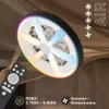Ventilatore da soffitto con luce telecomando Ø48cm rotondo Anteprima dell’immagine prodotto 1