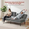 WOLTU 2-Sitzer-Schlafsofa mit 2 Kissen, Verstellbarer Produktbild-Vorschau 6