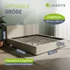 Juskys Polsterbett Salerno 180 x 200 cm, Cord Design & Produktbild-Vorschau 3