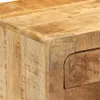 vidaXL Nachttische 2 Stk. 37x32x50 cm Raues Massivholz Produktbild-Vorschau 5