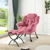 Sessel Loungesessel Samt Wohnzimmer Sitzsessel Relaxsessel Produktbild-Vorschau 7