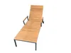 A wooden lounger on a white background. Produktbild-Vorschau