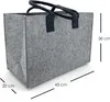 heimtexland ® Allzweck Filztasche Shopper Tragetasche Filz Produktbild-Vorschau 3