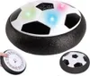 A hoverball shaped like a soccer ball with LED lights, shown from multiple angles. Produktbild-Vorschau