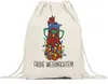 Frohe Weihnachten Turnbeutel Gymsack  Truthahn Produktbild-Vorschau 1