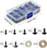 Sicherheitsaugen – 270 Stück – 6–12 mm – Bärenaugen – Produktbild-Vorschau 3