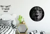 MuchoWow® Rundes Wandbild - Runde Bilder Pflanzen - Löwe - Produktbild-Vorschau 3