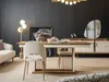 Brauner Ausziehtisch Esszimmer Rechteckiger Holz Produktbild-Vorschau 8