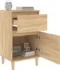 vidaXL Nočný stolík Sonoma Dub 40x35x70 cm Náhľad obrázku produktu 5