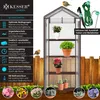 KESSER® Premium Foliengewächshaus Gewächshaus mit 4 Etagen Produktbild-Vorschau 2