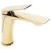 A gold-colored faucet is shown against a white background. Produktbild-Vorschau