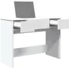 Schminktisch mit Spiegel Weiß 100x45x76 cm Produktbild-Vorschau 4
