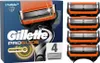 A product shot of Gillette Fusion5 ProGlide Power razor blade refills and their packaging. Podgląd zdjęcia produktu