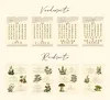 A4-Wandkalender mit historischen Illustrationen von Wildpflanzen, Kräutern und Pilzen. Produktbild-Vorschau