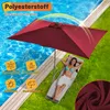 Bettizia Parasols Parasol de balcon 210 x 140 cm Voir les images du produit 4