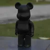 Medveď Bearbrick 400% figúrka do interiéru 28cm čierna Náhľad obrázku produktu 6