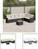The Living Store 8-tlg. Garten-Sofagarnitur mit Kissen Produktbild-Vorschau 1