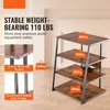 Medienständer 4-stufig - Audio-Video Standgerät - 600x565mm Produktbild-Vorschau 2