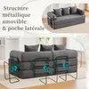 OKWISH Canapé Convertible - Canapé Pliant Modulable Avec 3 Voir les images du produit 6