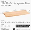 LAMO Manufaktur Waschtischplatte, Holzplatte Waschtisch Produktbild-Vorschau 7