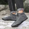 ASKSA Damen Herren Winter Barfussschuhe Wasserdicht Warm Produktbild-Vorschau 2