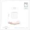 PLATINUX Elegante Weiße Trinkgläser aus Glas 260ml Produktbild-Vorschau 3