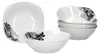 6er Set Müsli- Salatschale Black Flower 14cm Produktbild-Vorschau 2