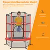 Trampoline de jardin COSTWAY Ø165cm avec filet de sécurité, Voir les images du produit 7
