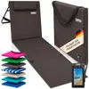DETEX® Strandmatte mit Rückenlehne Gepolstert Anthrazit Produktbild-Vorschau 1
