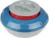 A product shot of a pool chemical dispenser. Produktbild-Vorschau