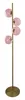 Olucia - REMO - Stehlampe - Rosa / Messing Produktbild-Vorschau 2