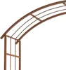 Rosenspalier Rosenbogen Torbogen 140 cm Rankhilfe Rost Produktbild-Vorschau 7