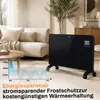 Peviasot Elektroheizung 2500W Schwarz Glasheizung mit WiFi Produktbild-Vorschau 5