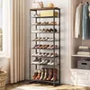 HOOBRO 10-stöckiges Schuhregal 60 x 28,5 x 159 cm Produktbild-Vorschau 4