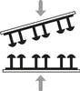 3M SJ3560 Dual Lock Klettband, 100 cm Streifen, klar Produktbild-Vorschau 2