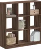 vidaXL Regál na knihy Hnědý dubový vzhled 102x32x108 cm Náhled obrázku produktu 2
